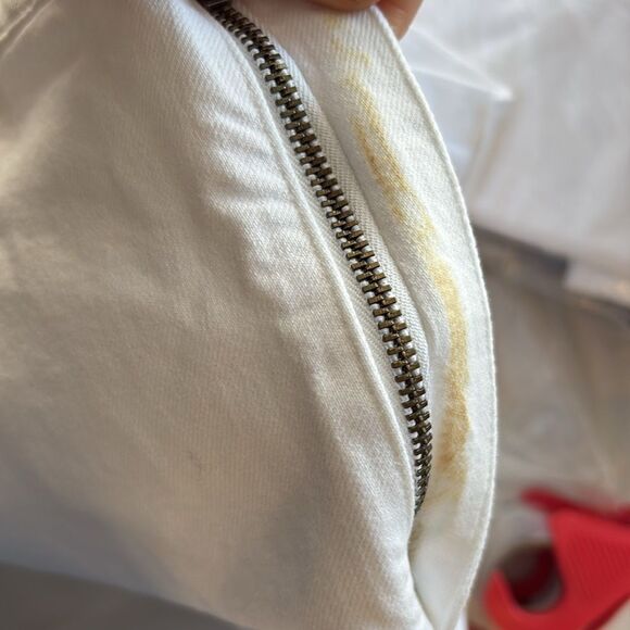 J Crew Slim Wide Leg Jeans Womens Size 32 White - Picture 6 of 15